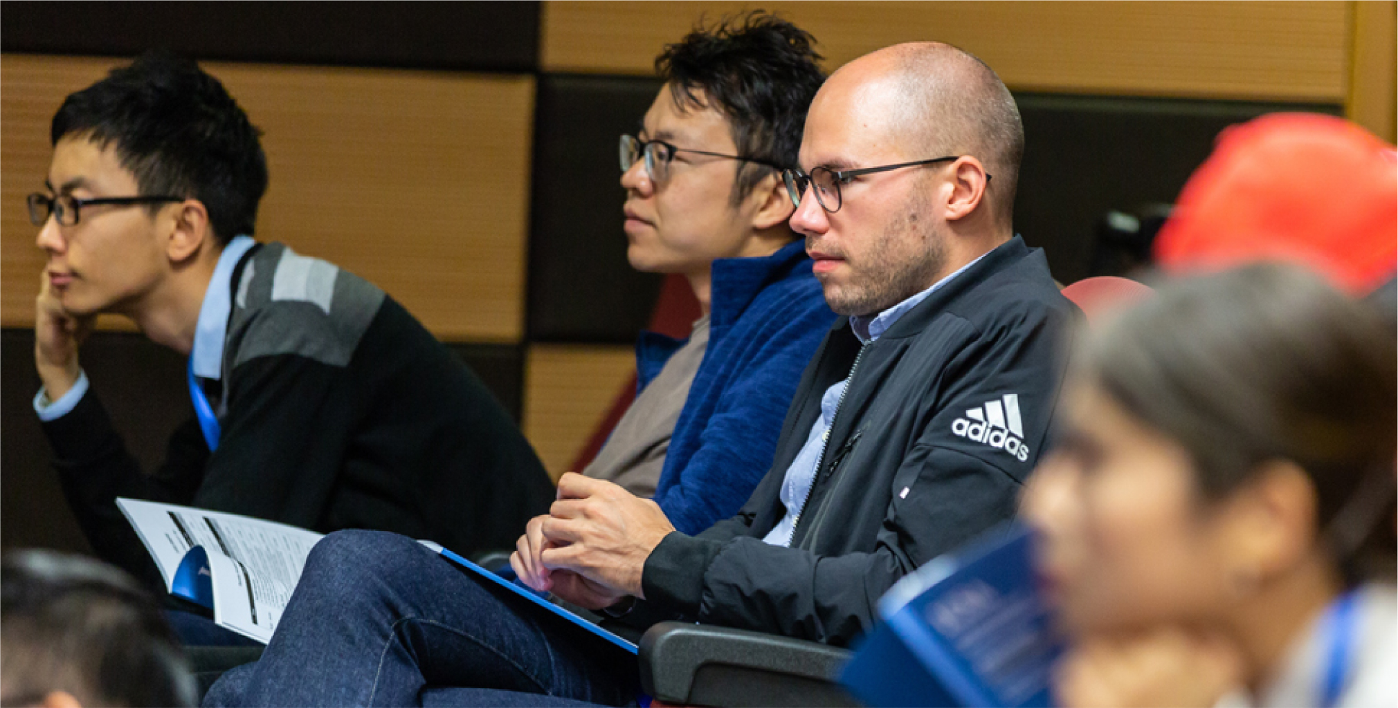 Students sitting in lecture hall