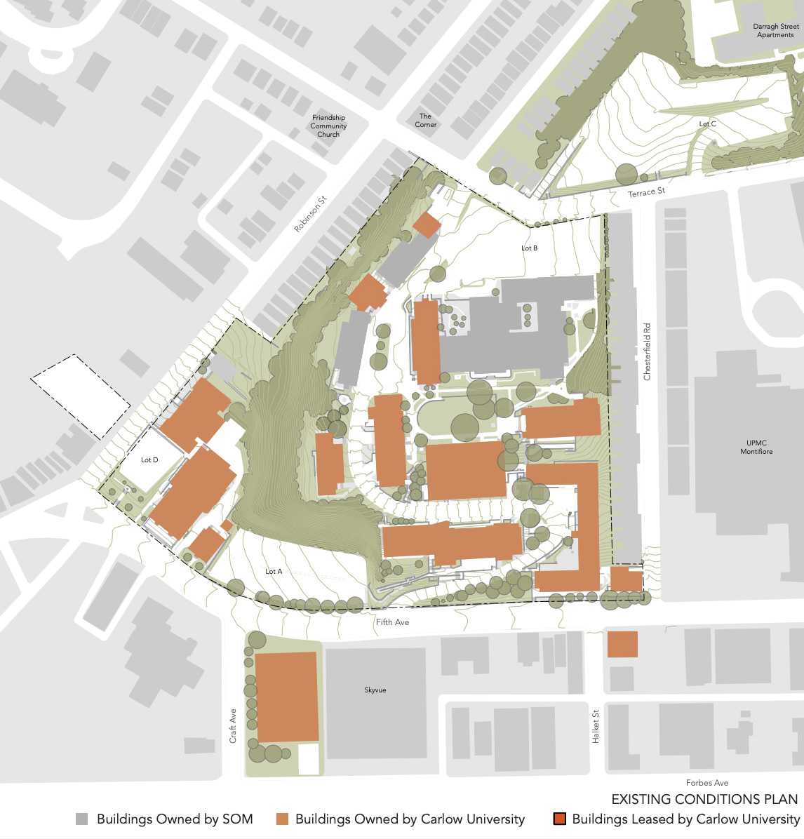 University Commons maps